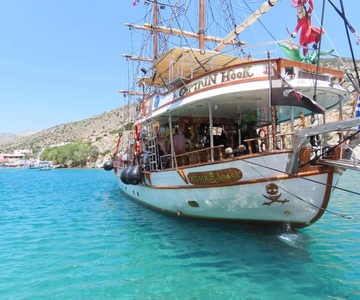 Kos : 3-Island Wooden Ship Cruise w/ Lunch on Captain Hook