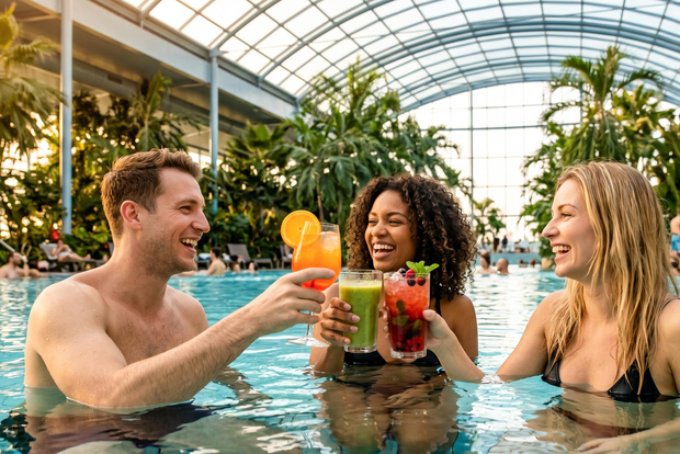 Day Pass per le Terme di Bucarest, Elysium e tutte le aree + transfer di andata e ritorno