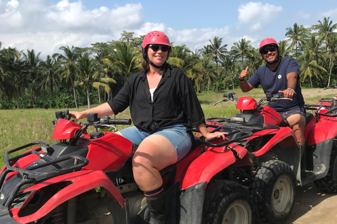 Bali: ATV Quad Bike Through Waterfall and Tunnel Tandem ATV Ride with Hotel Transfer