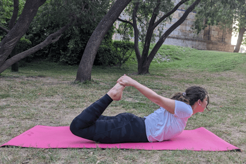 Delhi: Yoga i Lodhi Garden