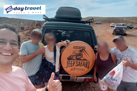 خانيا: جولة سفاري جيب بالوس 4 × 4 من كيساموس