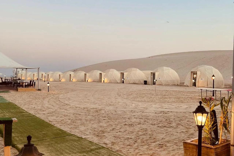 Doha: Desert Adventure, Inland Sea, and Camp Dinner