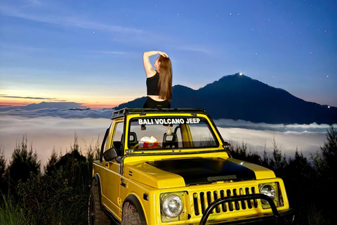 Bali: Mount Batur Sunrise by 4WD Jeep, Hot Springs & Café Hot spring ticket