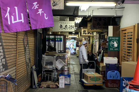 Tokio: targ rybny Tsukiji z owocami morza i zwiedzaniem