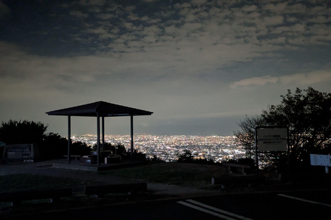 Osaka : visite nocturne du mont Ikoma avec la ligne d'horizon