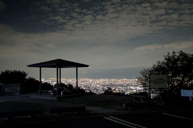 Osaka : visite nocturne du mont Ikoma avec la ligne d'horizon