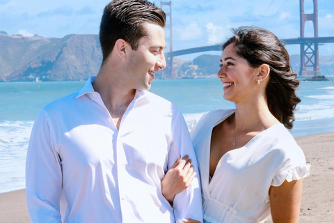 Séance de portrait au Golden Gate Bridge SF