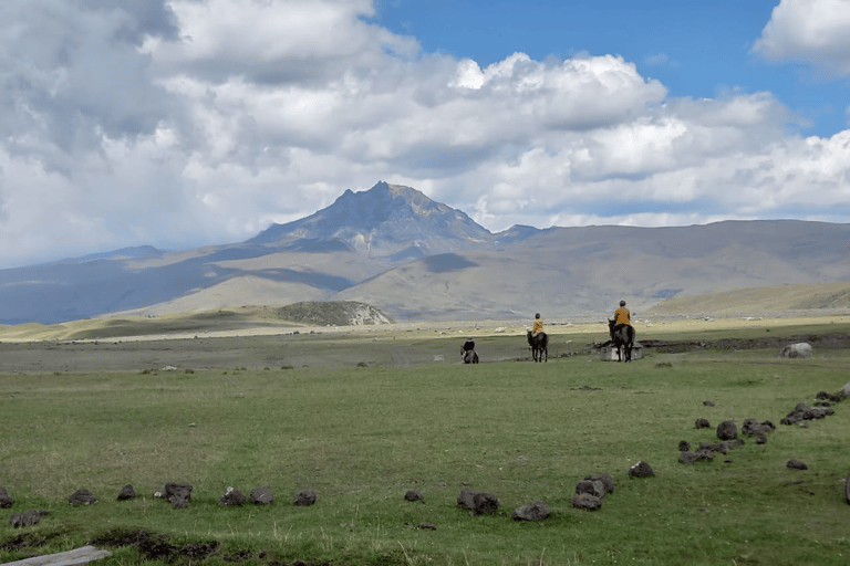 Horseback riding through Cotopaxi National Park in one day 3 hours of Horseback Riding