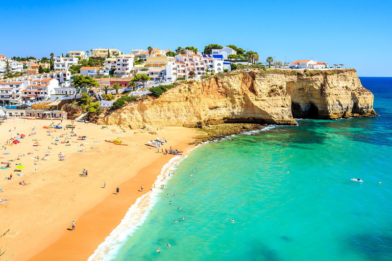 Lisbonne : Algarve, grottes de Benagil et Lagos avec option de tour en bateauVisite en petit groupe