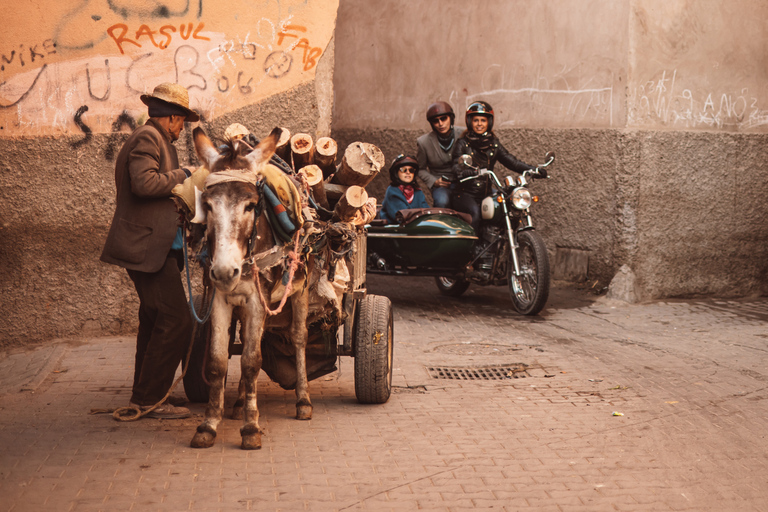 Marrakech Hidden Gems: Vintage 1h30 Sidecar Guided Tour