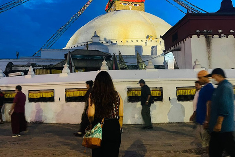 Kathmandu: Boudha and Pashupati Aarati with Priest
