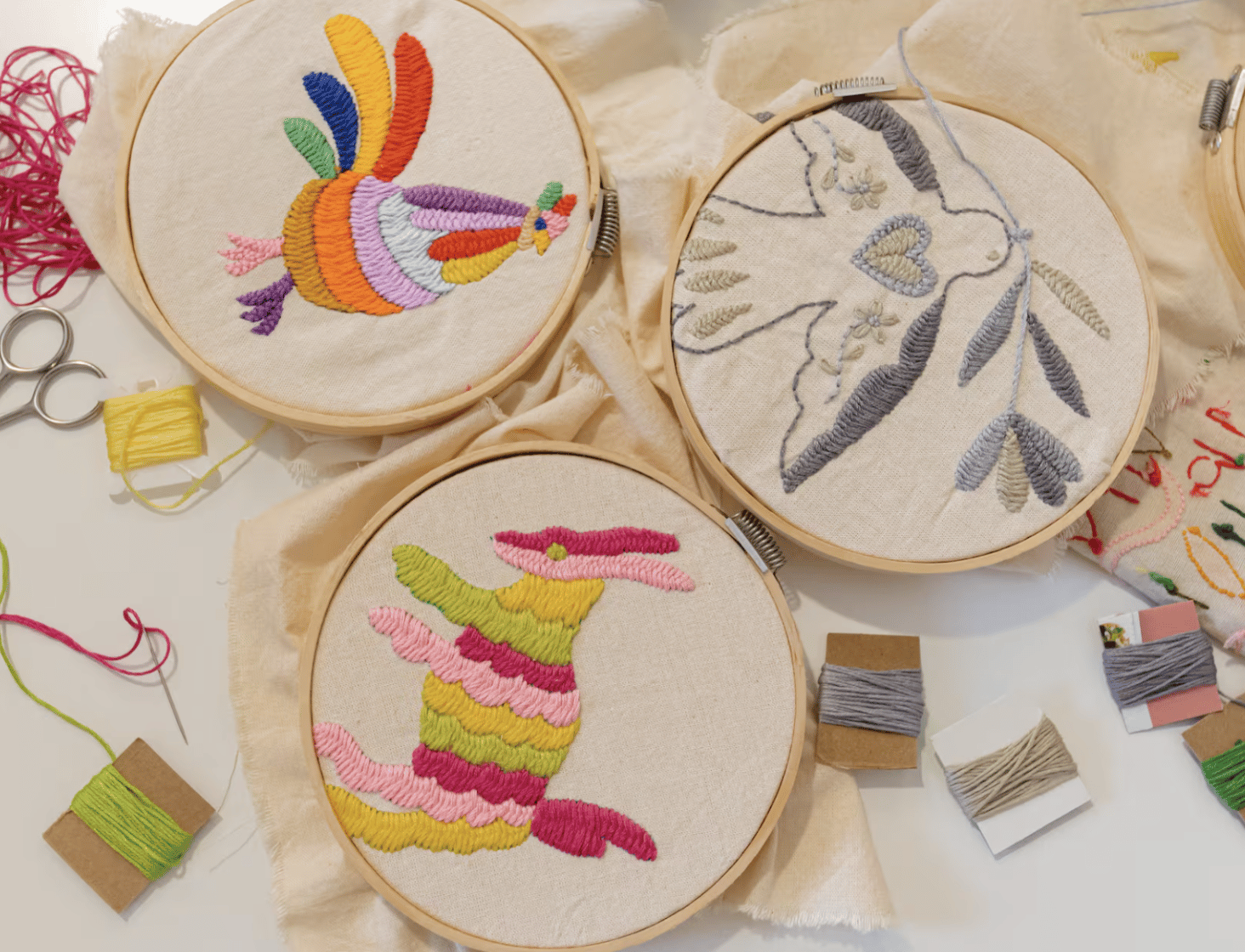 Mérida: Mexikanischer Stickworkshop mit Materialien inklusive