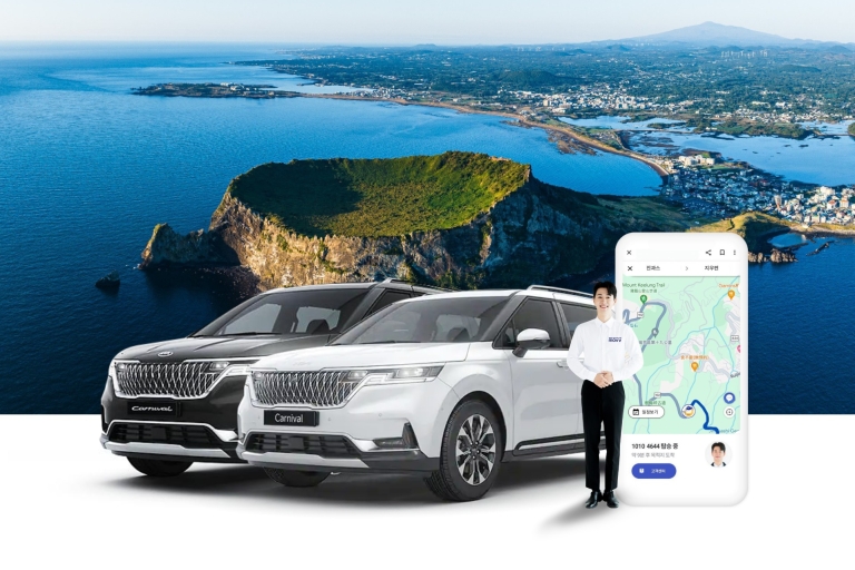 Jeju: Privater Autocharter für einen TagJeju 10hours Car Charter (bis zu 7 Personen)