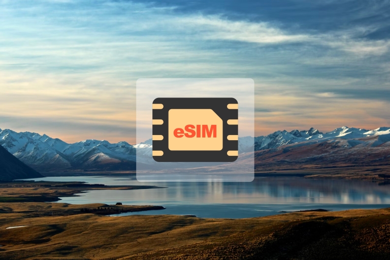 Nouvelle-Zélande : forfait de données mobiles eSIM1 Go/5 jours pour la Nouvelle-Zélande uniquement