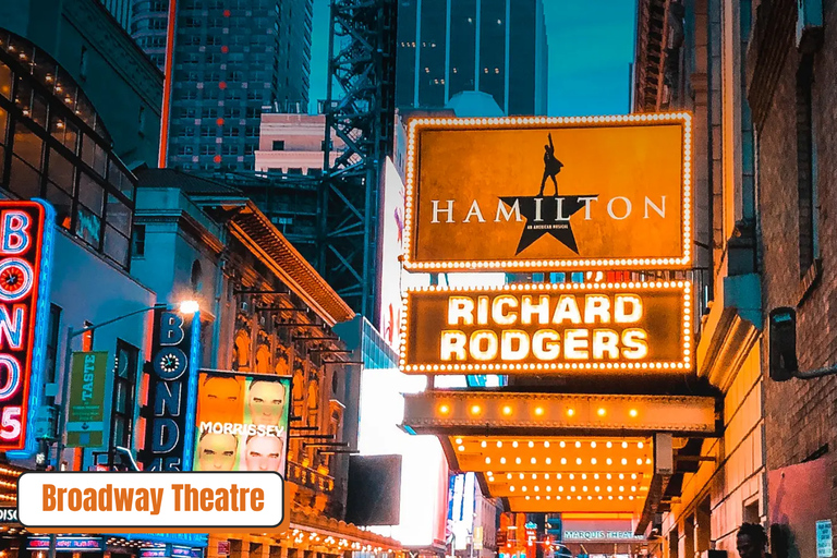 NYC: Wycieczka z przewodnikiem „City Lights &amp; BroadwayNYC: Wycieczka rowerowa z przewodnikiem „Światła miasta i Broadway” 90 minut