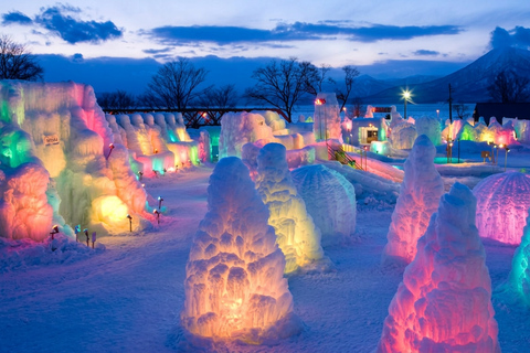 Sapporo: Lake Shikotsu Ice Festival & Lake Toya Day Trip
