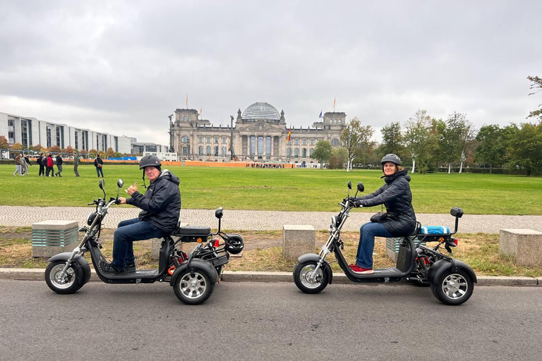 Rowerek trójkołowy Harly 2H Berlin2H 2 osoby w jednej wycieczce na motocyklu Harley Trike