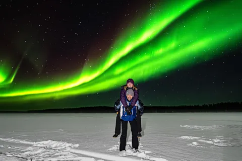 Rovaniemi: Garanterad norrskenstur med foton