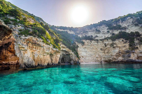 From Corfu: Paxos, Antipaxos & Blue Caves Full-Day Cruise