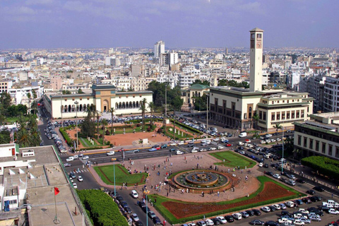 Casablanca: Layover Sightseeing Tour with Airport Transfer Layover including the Moroccan Hammam and traditional Dinner