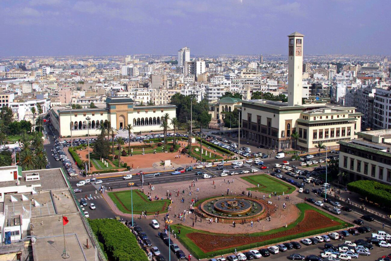 Casablanca: Layover Sightseeing Tour with Airport Transfer Layover including the Moroccan Hammam and traditional Dinner