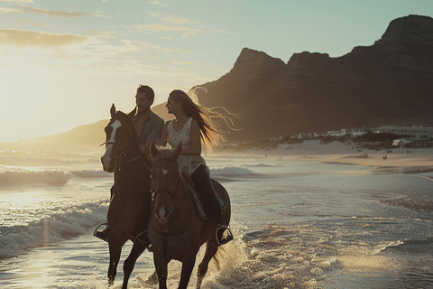 Le Cap : balade à cheval à Long Beach