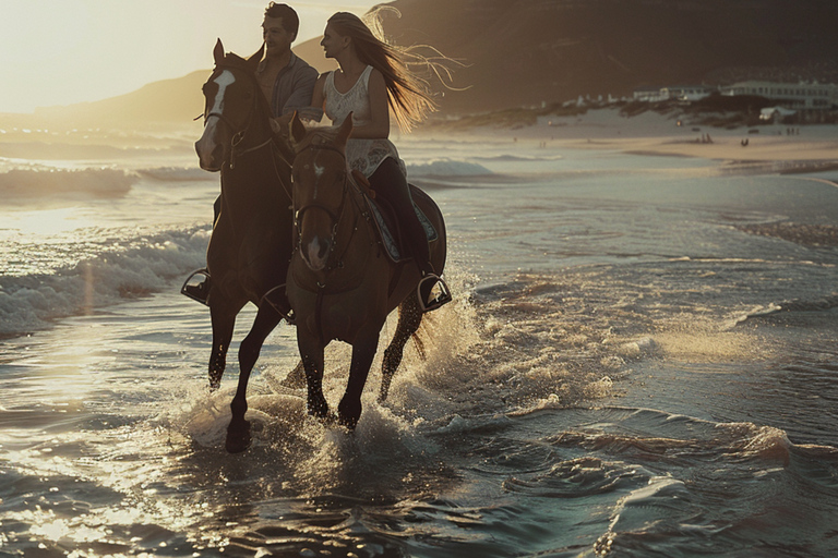 Le Cap : balade à cheval à Long Beach