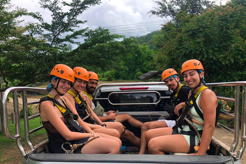 Pai: Ziplining w dżungli z 16 platformamiWycieczka prywatna bez transferu do hotelu