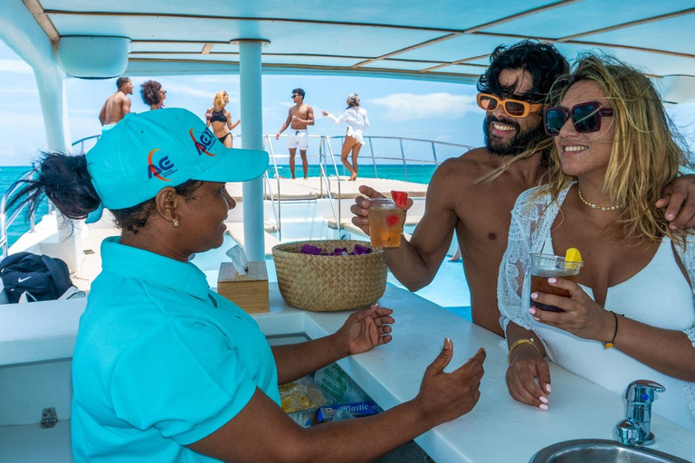 Miches: Catamaran Cruise with Snorkeling & Drinks