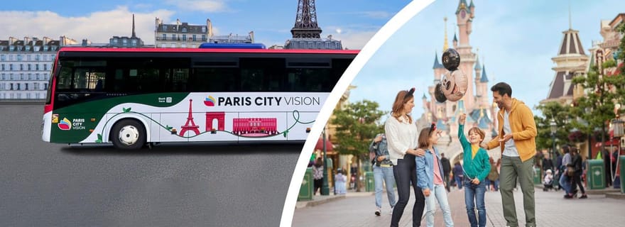 Paris : Transfert aller-retour de Paris à Disneyland Paris