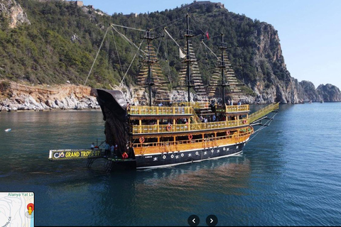 Marmaris: Family-Friendly Pirate Boat Trip with Transfers Marmaris Pirate Boat Trip At The Meeting Point & Soft Drinks