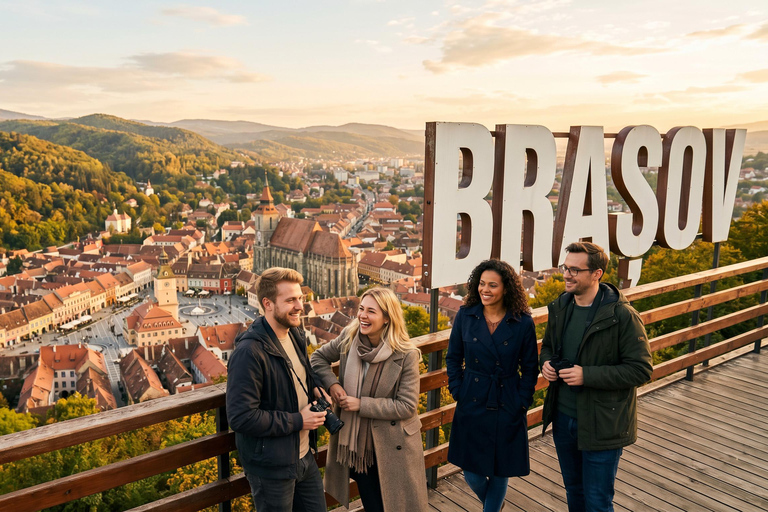 Bucharest: Dracula's Castle , Peles Castle & Brasov Day Tour Audio guide in 24 languages