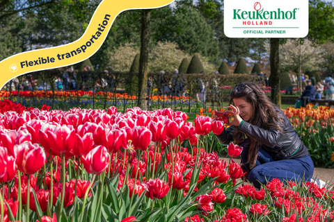 Amsterdam: Keukenhof Entree en Pendeldienst heen en terug