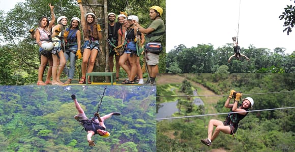 La Fortuna: Canopy Tour & Tarzan Swing