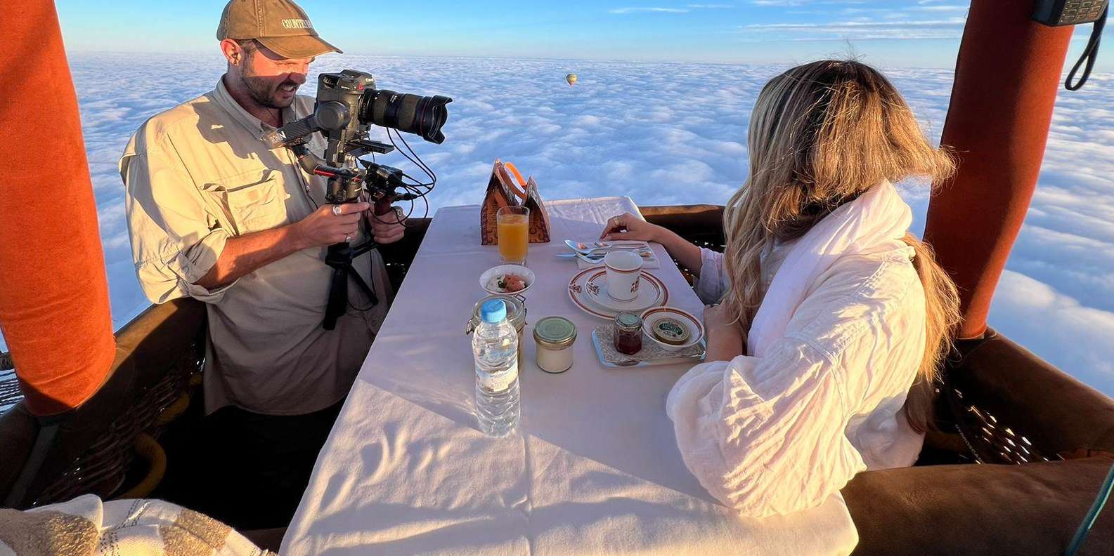 Marrakech: Royal Private Balloon Gourmet Experience