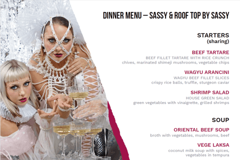 New Year's Eve Dinner & Party at SASSY