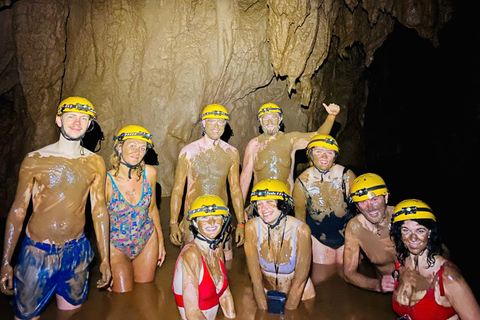 Phong Nha: Zipline Dark Cave & Paradise Cave Exploration Option 4: Full Adventure Experience - Drop-off in Hue