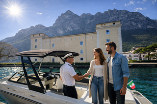 Lake Garda: Private Boat Experience Malcesine & Limone 4.5h