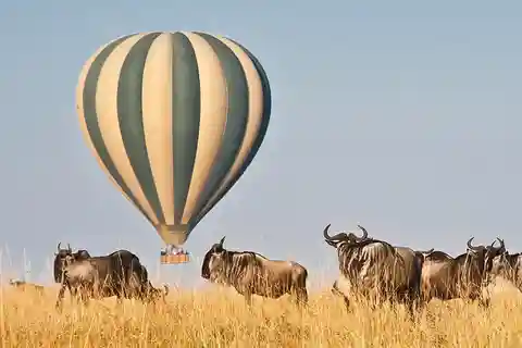 4-day Masai Mara safari combined with a hot air balloon ride