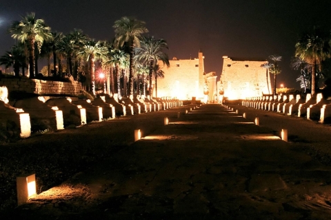Zonsondergang Felucca Tocht, Geluid & Licht Show bij Karnak Tempel