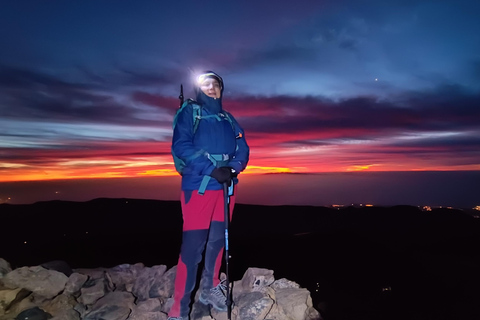 Hiking Summit of Teide by night for a sunrise and a Shadow Climbing Summit of Teide by night for a sunrise and a Shadow