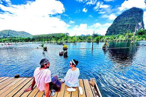 Ao Nang: Passeio de caiaque na Crystal Pool, quadriciclo e fazenda de abacaxiPasseio de quadriciclo de uma hora