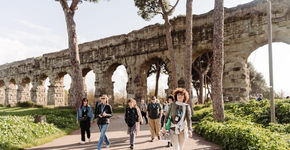 Rome: Catacombs Appian Way & Aqueducts Tour with Transport