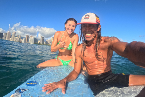 Waikiki:1st Class Surf Lesson 90min No experience necessary