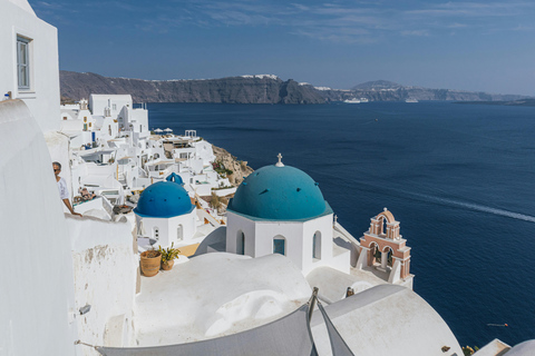 Visite unique de 3 heures de Santorin pour les passagers d&#039;un bateau de croisière