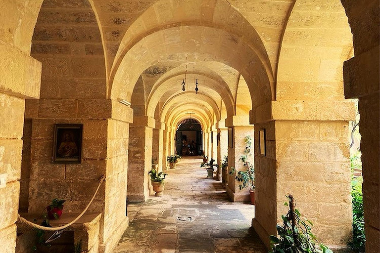 Valletta: Monastery and Secret Garden Entry Ticket