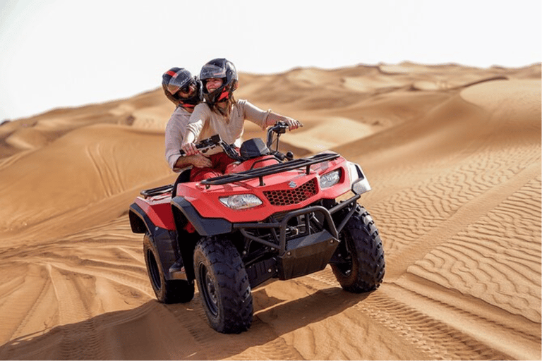Abu Dhabi: Quad Bike ATV Safari, Camel Ride and Sandboarding