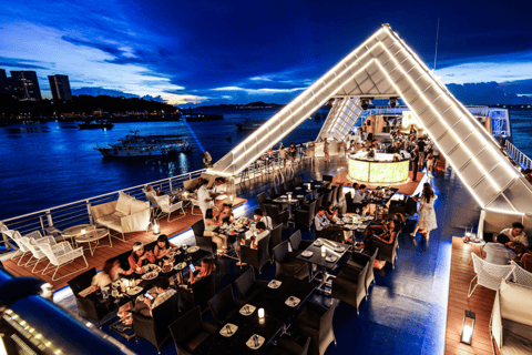 Ocean Sky Pattaya Sunset Dinner Cruise Experience Sunset Dinner Cruise Pattaya with Buffet, Show, and Sea View