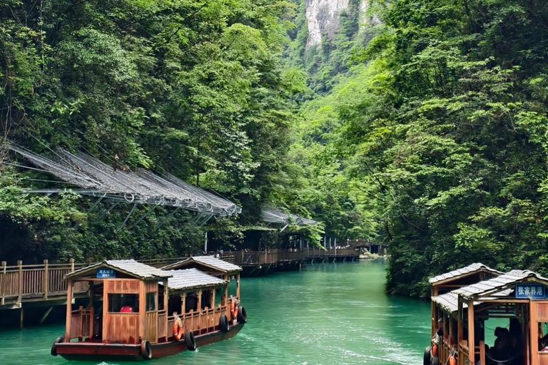 Zhangjiajie Grand Canyon, Glass Bridge with 5 Adventures Guide for other languages