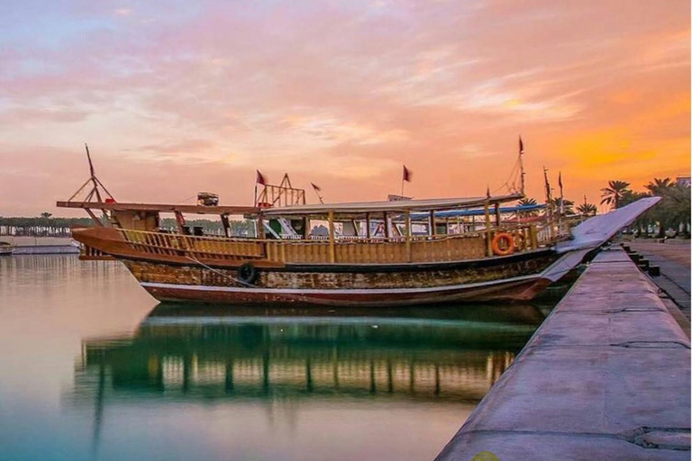 Doha: Traditional Dhow Boat With pickup and drop of